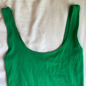 Zara green body suit ☘️☘️☘️